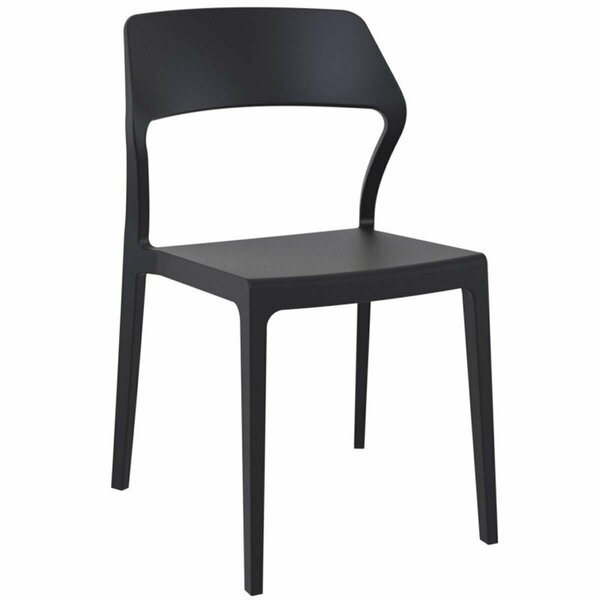 Siesta Snow Dining Chair Black, 2PK ISP092-BLA
